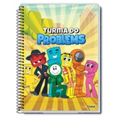 Caderno Universitário Credeal Capa Dura Problems 80 Folhas 1 UN