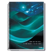 Caderno Universitário Credeal Capa Dura Flow C 80 FL 1 UN