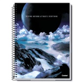 Caderno Universitário Credeal Capa Dura Flow A 160 FL 1 UN