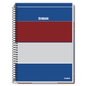 Caderno Universitário Credeal Capa Dura Denmark B 80 FL 1 UN
