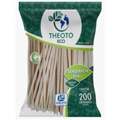 Palito Sanduíche Theoto Sustentável de Madeira PCT C/200 UN