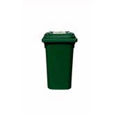 Lixeira Lar Plásticos Com Rodas Tampa e Pedal 240L Verde 1 UN