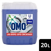 Lava Roupas Omo Super Concentrado Lavanderia Profissional Pro 20L 1 UN