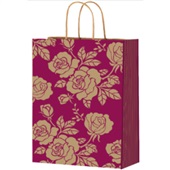 Sacola de Papel Festcolor M 29X24X12cm Flores 1 UN