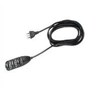 Extensão Elétrica Tripolar 3 Tomadas Preto 3m 1 UN Intelbras