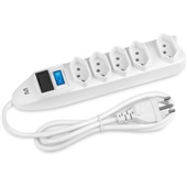 Filtro de Linha Multilaser 5 Tomadas Bivolt 90cm Branco WI300 1 UN