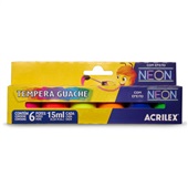 Tinta Guache Acrilex Neon 6 Cores