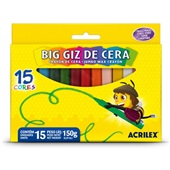 Gizão de Cera Acrilex 150g 15 Cores