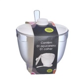 Açucareiro com Colher Santana 500ml 1 UN