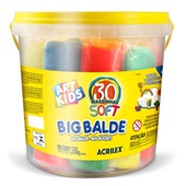 Massa de Modelar Art Kids Big Balde 1,500kg 30 UN Acrilex