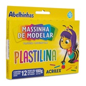 Massa de Modelar Acrilex Abelinhas 180g 12 UN