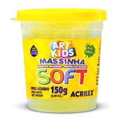 Massa de Modelar Soft Amarela 150g 1 UN Acrilex