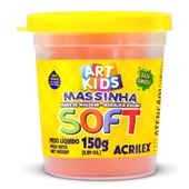 Massa de Modelar Soft Laranja 150g 1 UN Acrilex