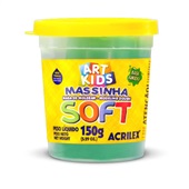 Massa de Modelar Soft Verde 150g 1 UN Acrilex