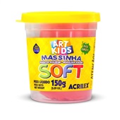 Massa de Modelar Soft Vermelha 150g 1 UN Acrilex
