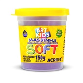 Massa de Modelar Soft Violeta 150g 1 UN Acrilex