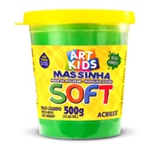 Massa de Modelar Soft Verde 500g 1 UN Acrilex