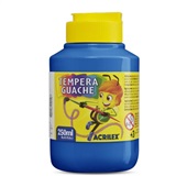 Tinta Guache Azul Turquesa 250ml 1 UN Acrilex