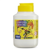 Tinta Guache Branca 250ml 1 UN Acrilex