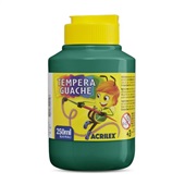 Tinta Guache Verde 250ml 1 UN Acrilex