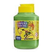 Tinta Guache Verde Folha 250ml 1 UN Acrilex