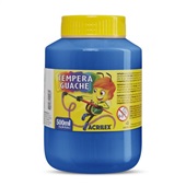 Tinta Guache Azul 500ml 1 UN Acrilex