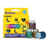 Tinta Guache Acrilex Confetti 6 Cores 1 UN