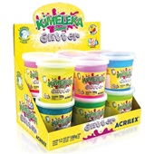 Kimeleka Slime com Glitter Cores Sortidas 180g 1 UN Acrilex