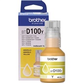Garrafa de Tinta Brother Amarela BTD100Y 1 UN