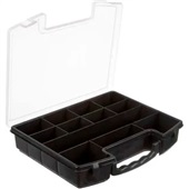 Caixa Organizadora São Bernardo 18 Divisórias Preto 36x29x6cm 1 UN