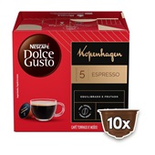 Cápsula de Café Dolce Gusto Espresso Kopenhagen Cada CX 10 UN