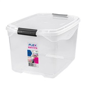 Caixa Organizadora Sanremo Flex Alta 29L Transparente 1 UN