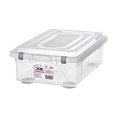 Caixa Organizadora Sanremo Top Baixa 28,2L Transparente 1 UN