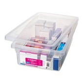 Caixa Organizadora Sanremo Max Baixa 5L Transparente 1 UN