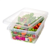 Caixa Organizadora Sanremo Max Baixa 2,5L Transparente 1 UN