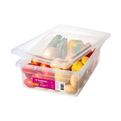 Caixa Organizadora Sanremo Max Baixa 11L Transparente 1 UN