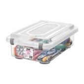 Caixa Organizadora Sanremo Baixa 8,6L Transparente 1 UN