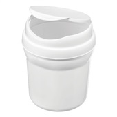 Lixeira para Pia Sanremo Plástica Branco 2,4L 1 UN