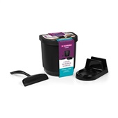 Kit Limpa Pia Sanremo com Lixeira 2,5l Porta Detergente Esponja e Rodi