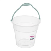 Balde de Plastico Sanremo Hydrus 8l Transparente 1 UN