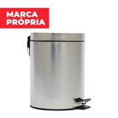 Lixeira de Inox Gimba com Pedal 20L 1 UN