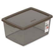 Caixa Organizadora Ordene Fumê 7,5L OR80459N 1 UN