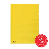 Pasta em L Ofício 230x335mm Amarelo 10 UN ACP