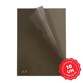 Pasta em L Ofício 230x335mm Fumê 10 UN ACP