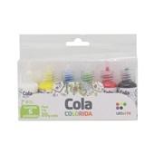 Cola Colorida Leo & Leo 6 Cores 20g BT 6 UN