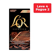 Leve 4 Pague 2 - Cápsula de Café L'Or Espresso Chocolate 5,2g Cada CX