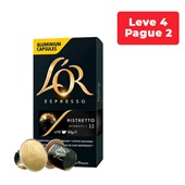 Leve 4 Pague 2 - Cápsula de Café L'Or Espresso Ristretto 5,2g Cada CX