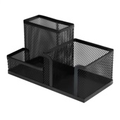 Porta Lápis Clips e Lembrete Dello Aramado 2093P Preto 1 UN