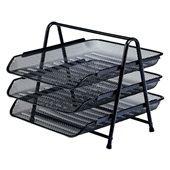 Caixa de Correspondência Dello Tripla Aramado 2095P Preta 1 UN