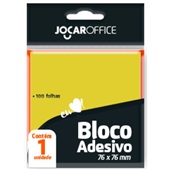 Bloco de Notas Adesivo Jocar 76x76mm 100 FL